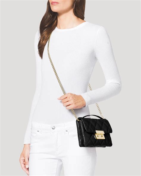 michael michael kors sloan small quilted leather crossbody|Sloan Small Leather Crossbody .